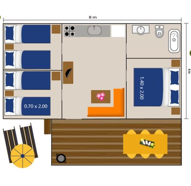 Easyatent Mobile Home Zelena Laguna Mugeba Værelse billede